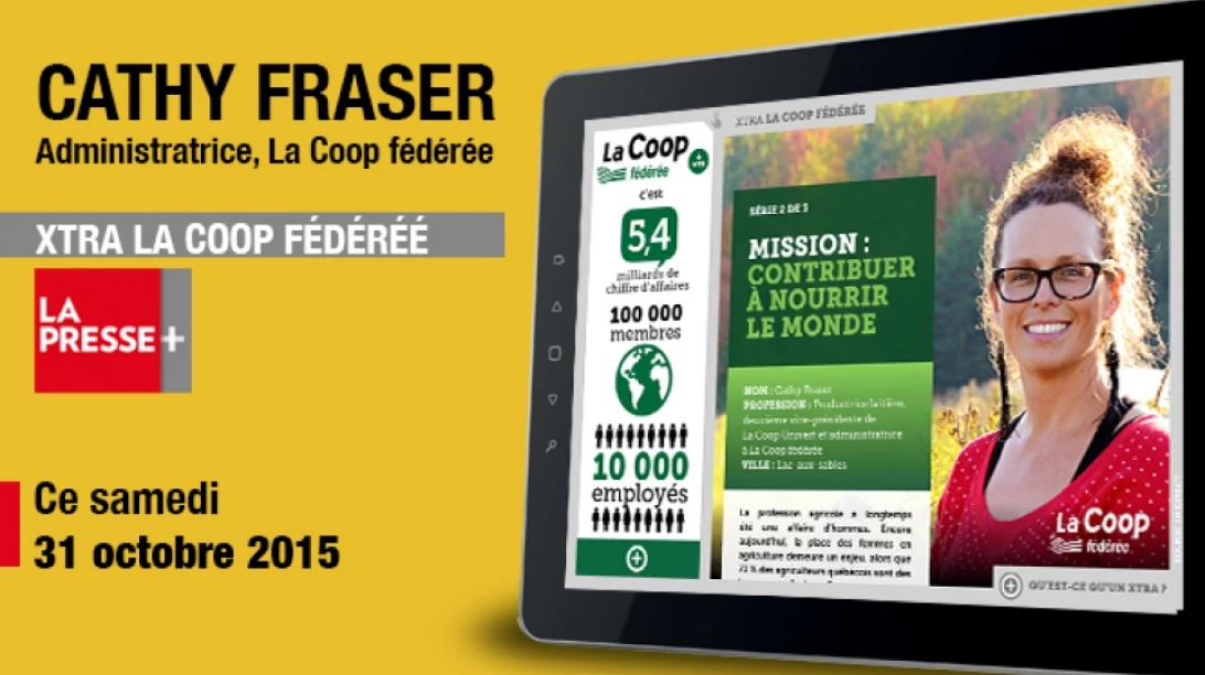 Image servant d'annonce pour l'article de La Presse contenant Cathy Fraser.