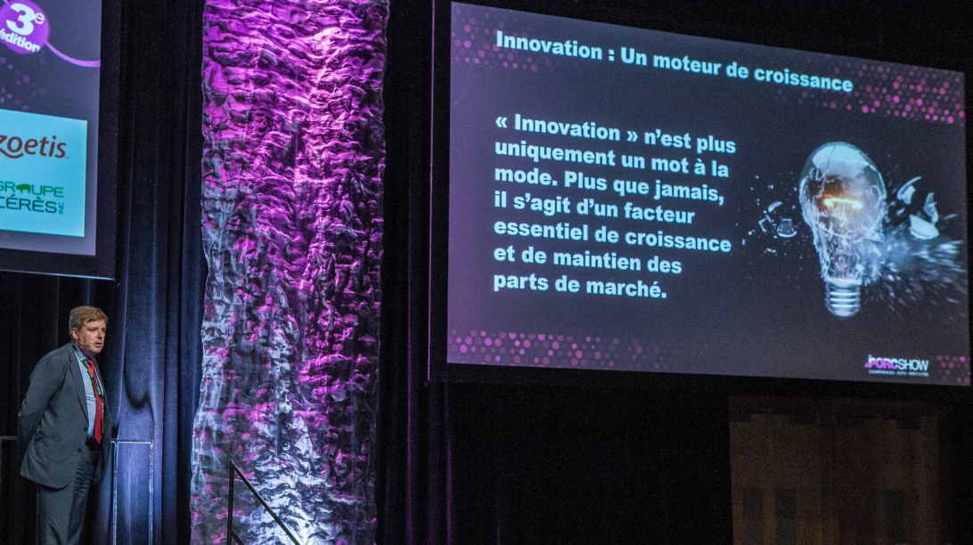 Présentation lors de la troisième édition du Porc Show.