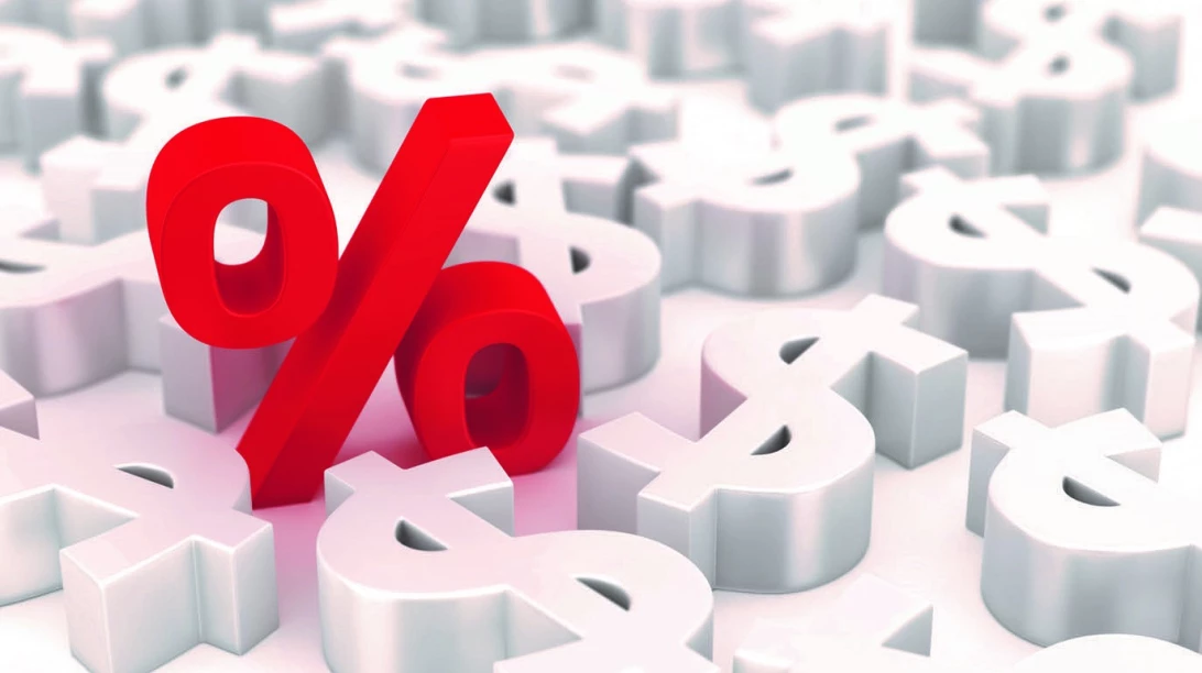 Hausse des taux d'intérêts.