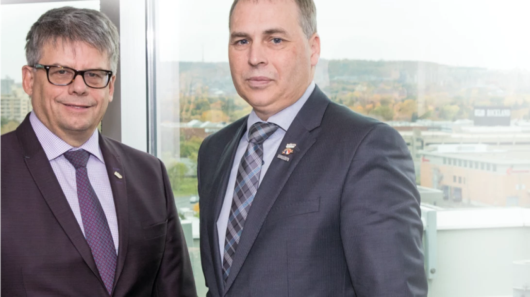 Ghislain Gervais et Gaétan Desroches
