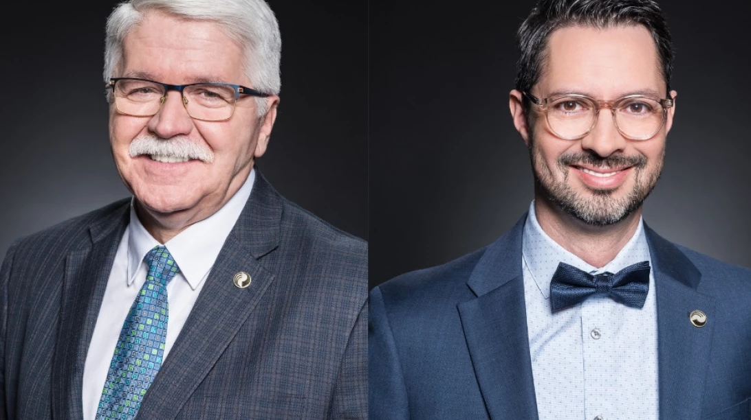 Michel Duval et Pascal Thériault.
