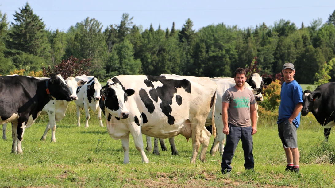 Dany et Éric Poulin.