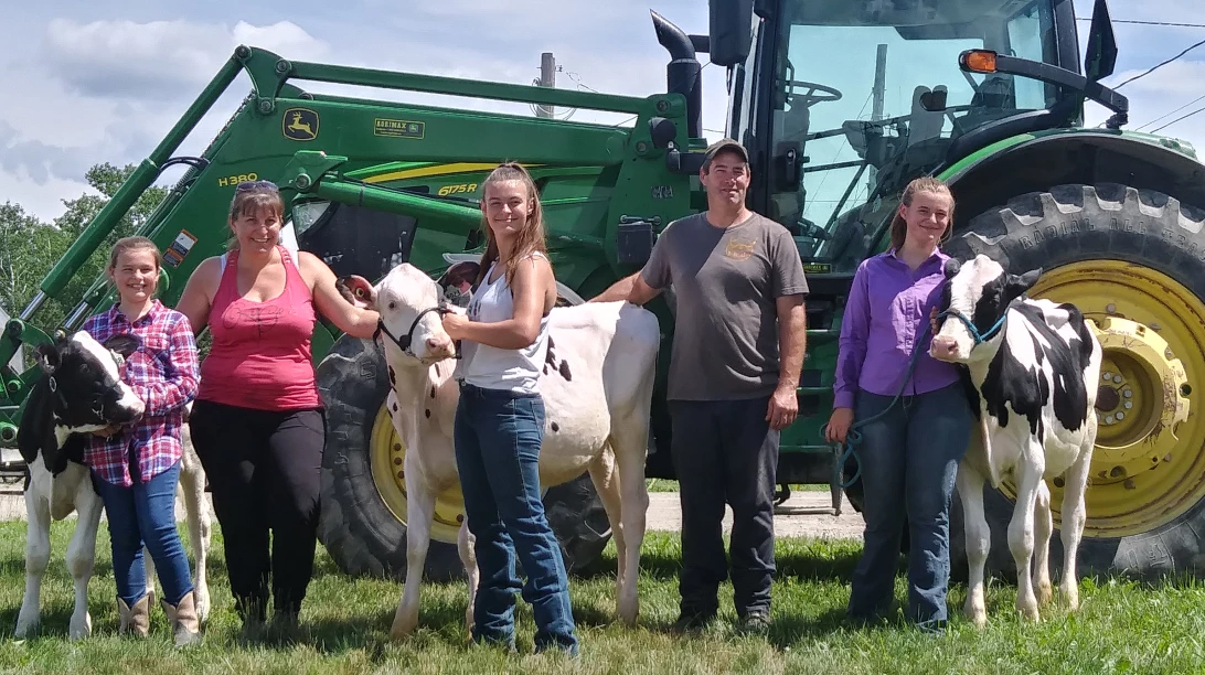Famille Drouin de la Ferme Sical.
