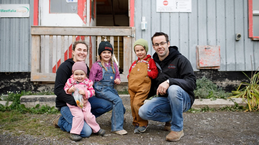 Mireille, Joël, Philippe, Rosalie et Alice