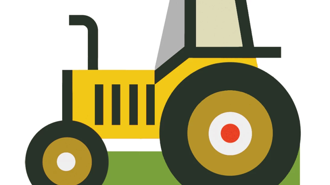 Illustration de tracteur.