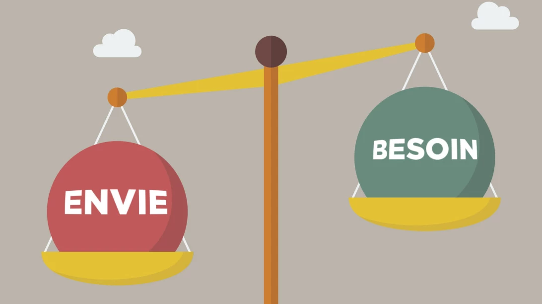 Besoin - Envie - balance