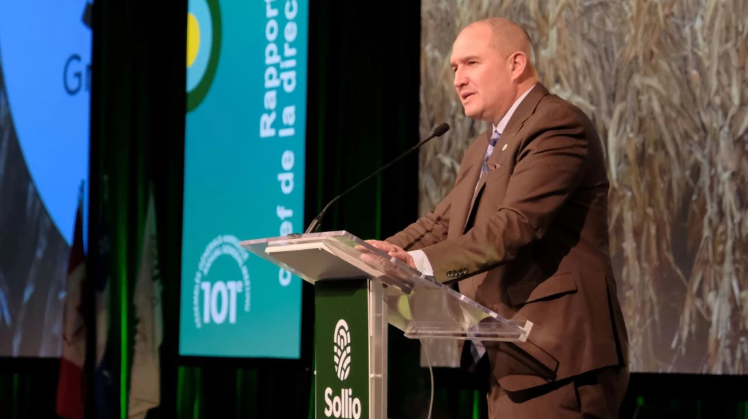 Pascal Houle, chef de la direction de Sollio Groupe Coopératif.