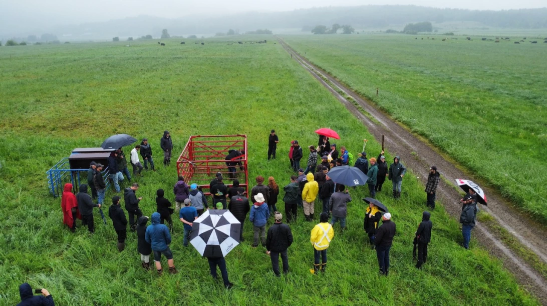 Vue aérienne du Club pâtureux