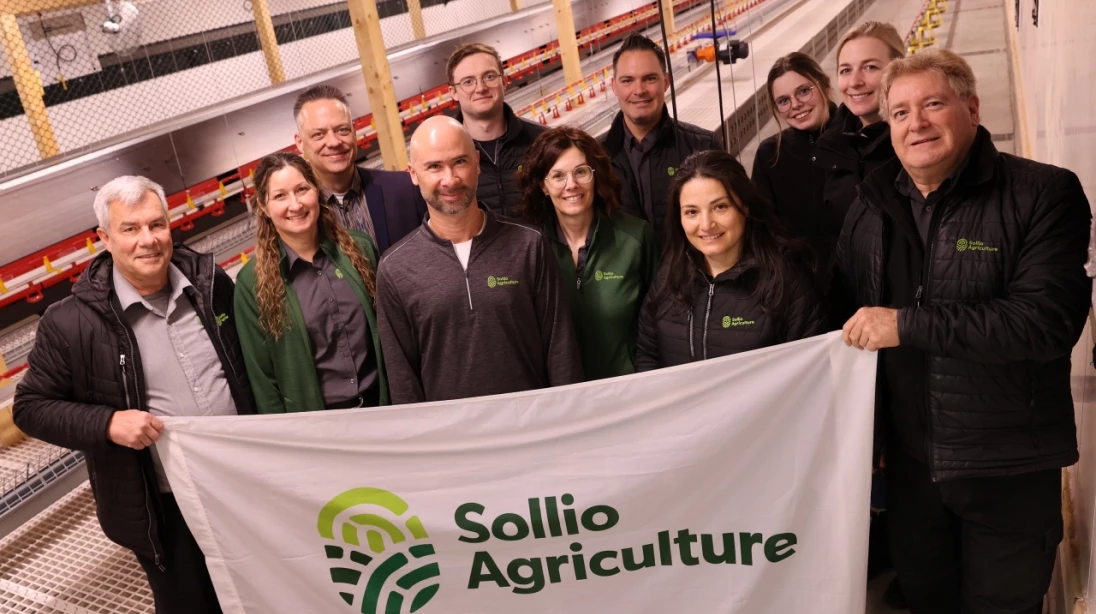 La grande équipe avicole de Sollio Agriculture