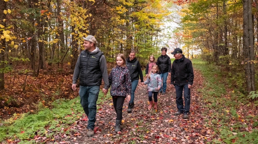 La famille de la Ferme Grolier