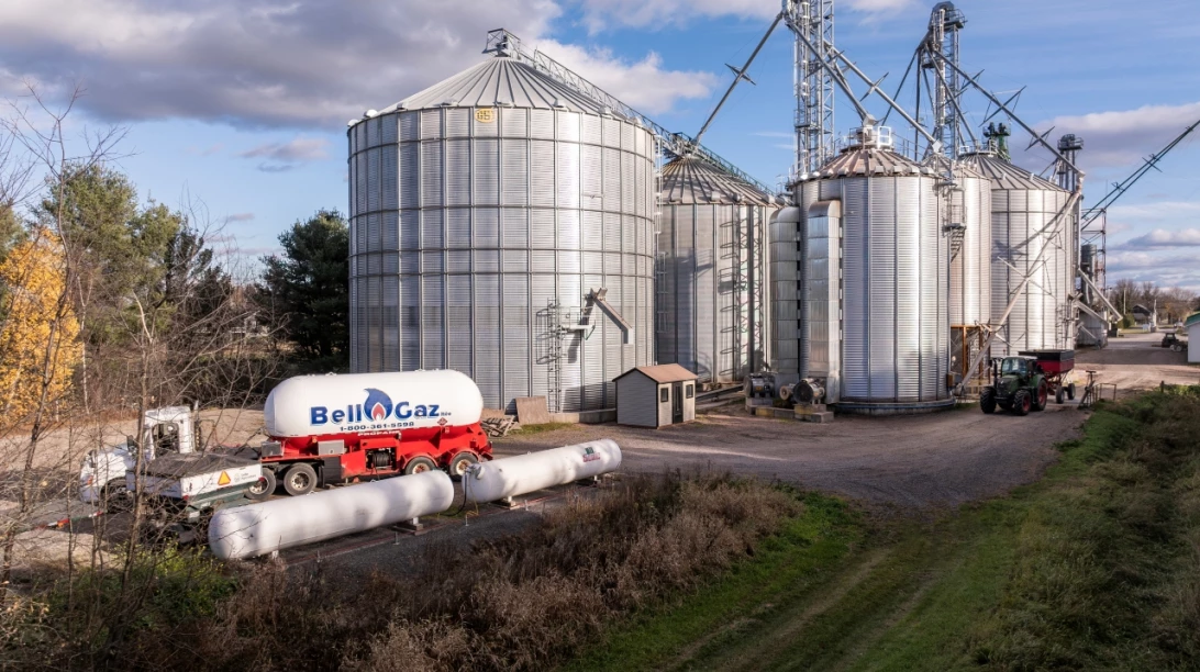 Livraison de propane au Centre de grains de Parisville
