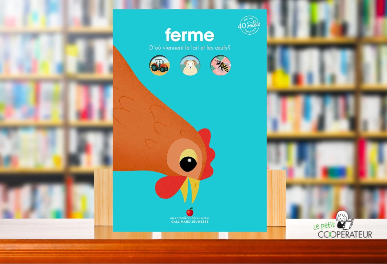 Le livre Ferme: d'où viennent le lait et les oeufs? écrit par Anne-Sophie Baumann