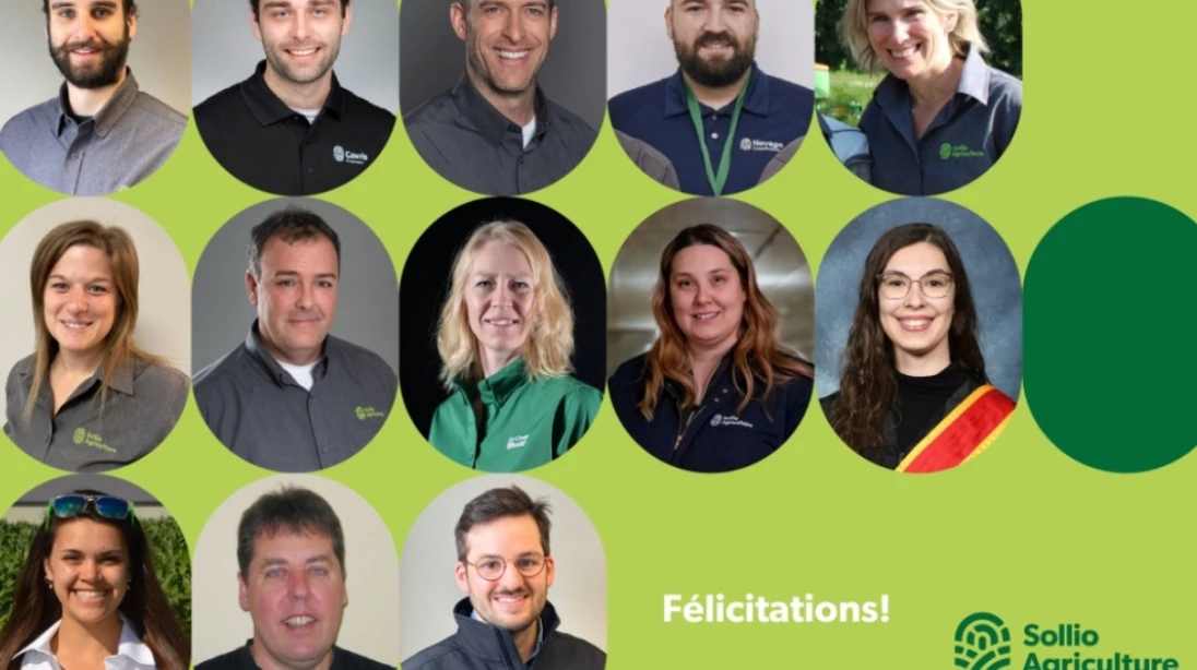 Mosaique des gagnants de la rencontre experts-conseils de Sollio Agriculture 2023