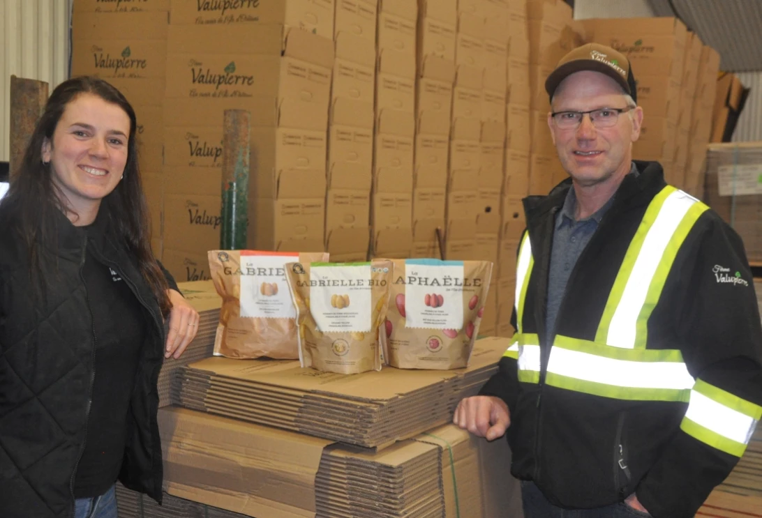 Stéphanie et Pierre Vaillancourt de la Ferme Valupierre
