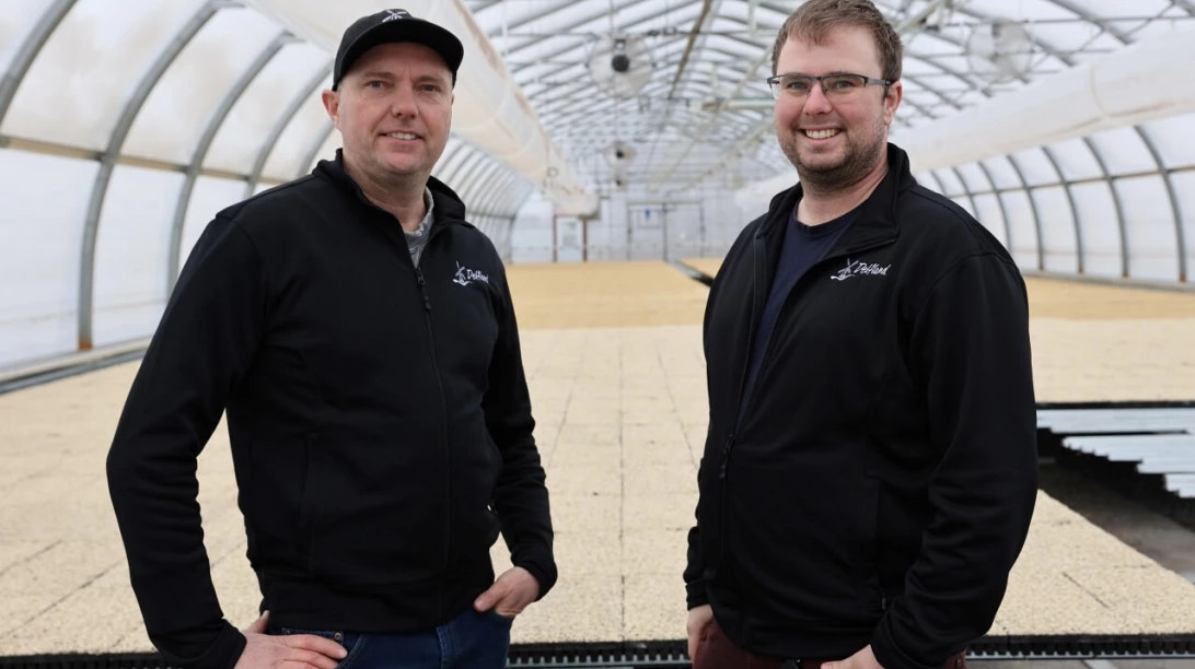 Martin Van Winden et son neveu, l’agronome Guillaume Cloutier