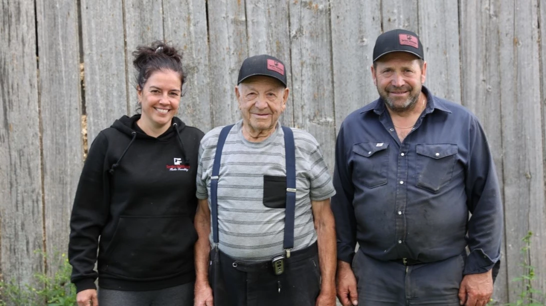 Mélissa Landry, Jérémie Lévesque et Gabriel Lévesque