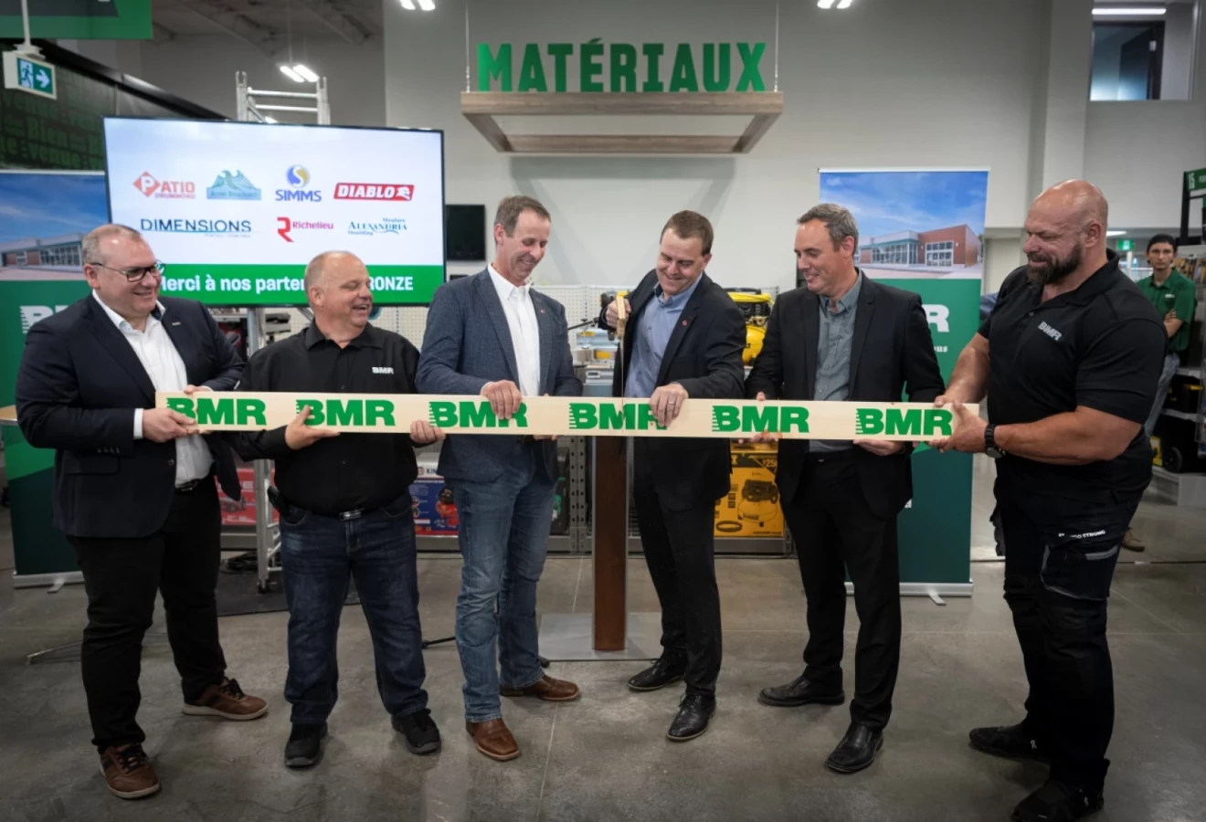 Inauguration du Centre de rénovation BMR