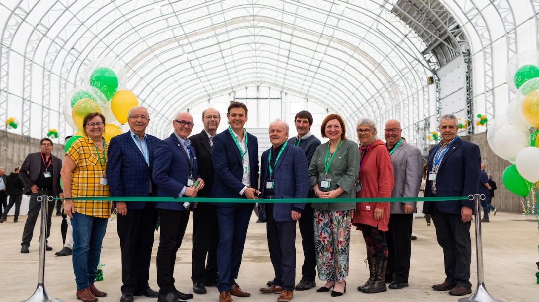 Inauguration du site d'entreposage des MRF à Bécancour