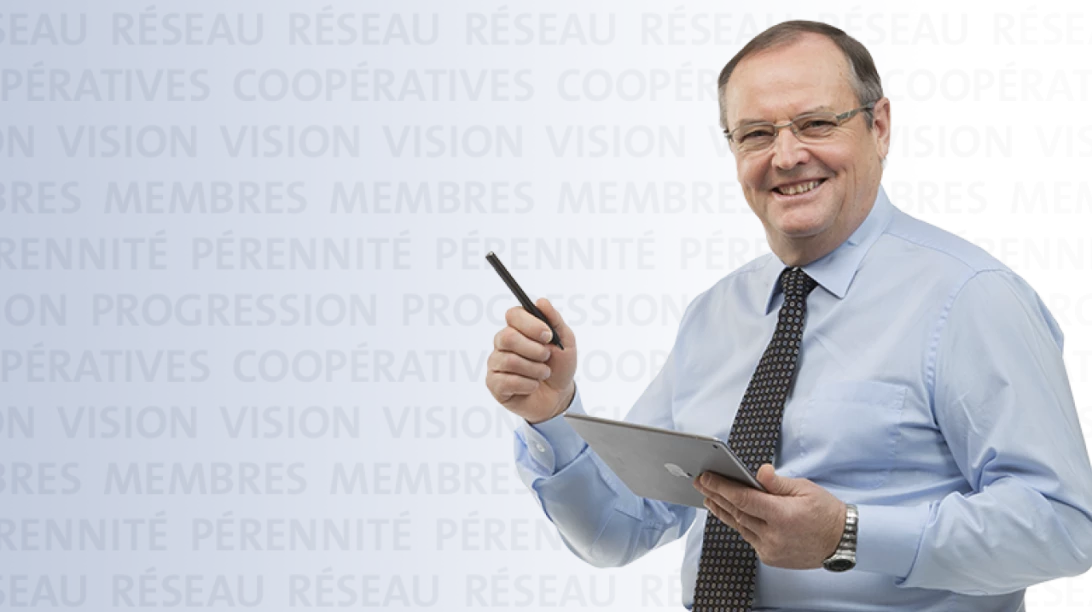 Denis Richard, président de la Coop Fédérée