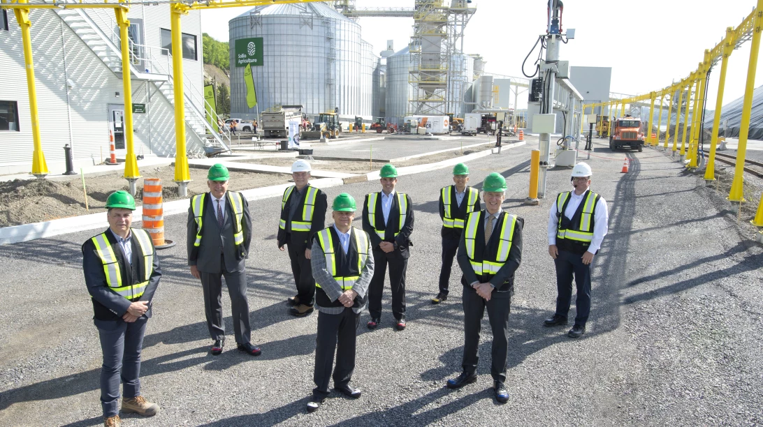 Inauguration du terminal maritime de Sollio Agriculture