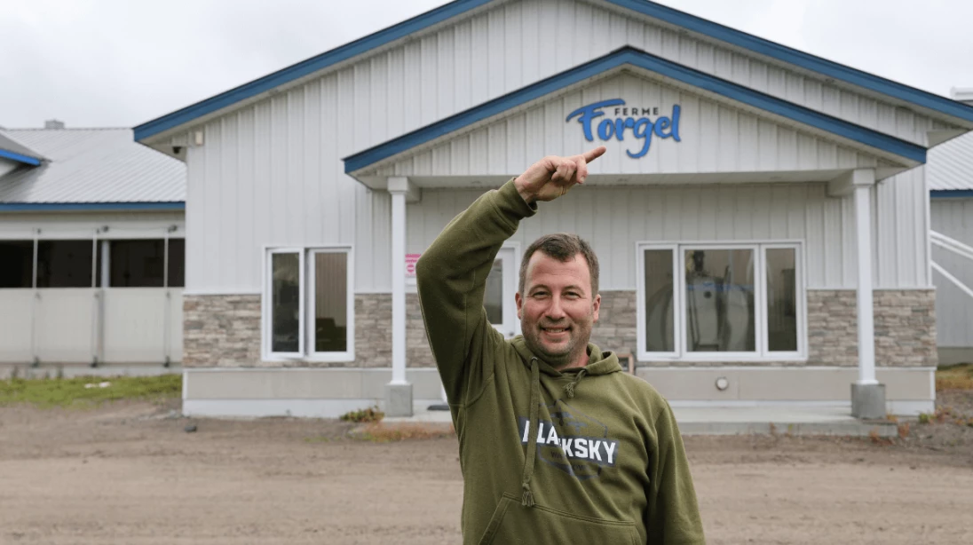 Jérôme Lavoie de la Ferme Forgel