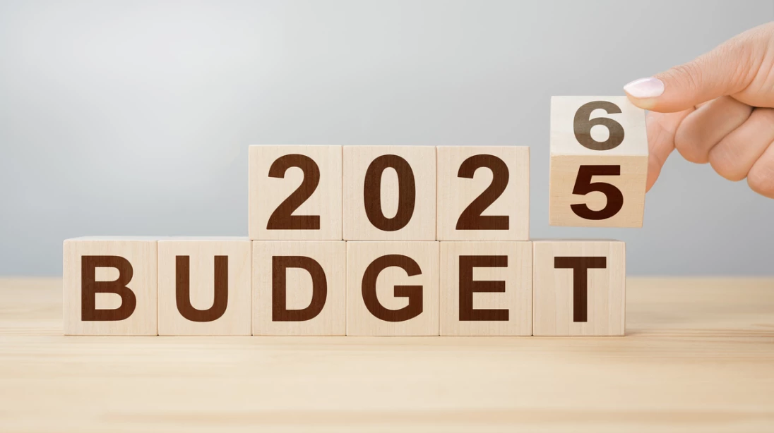 Bloc montrant un budget 2025-2026