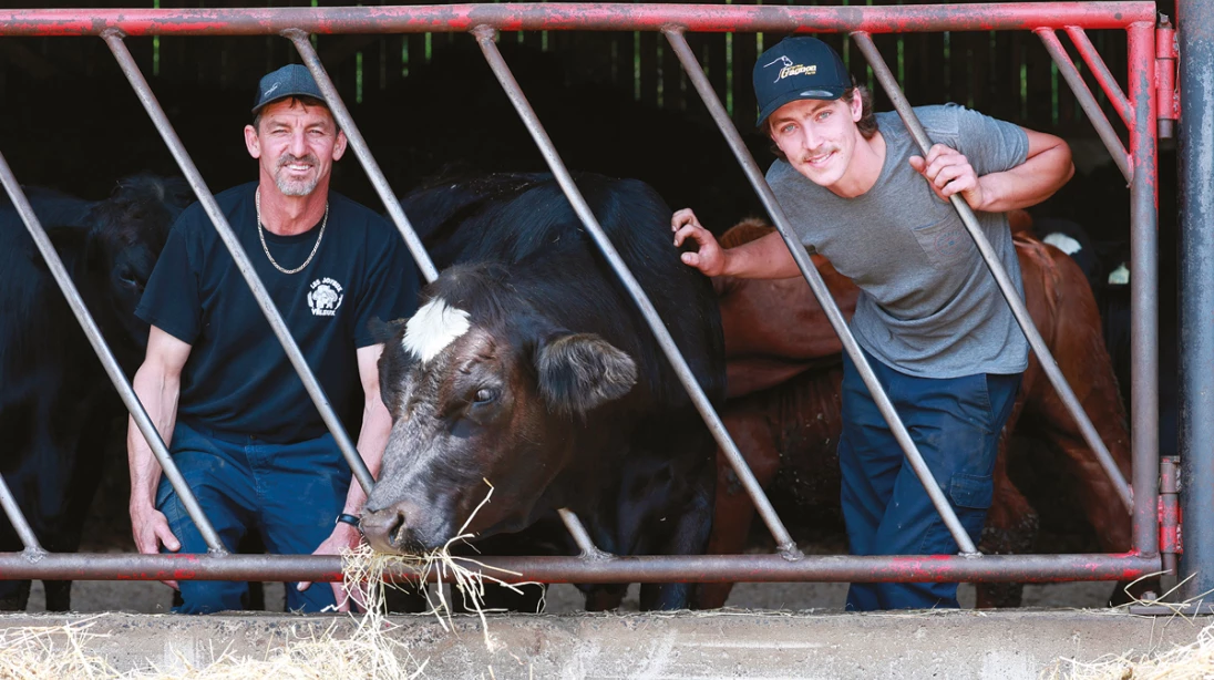Claude et Anthony de la Ferme Claude Thouin