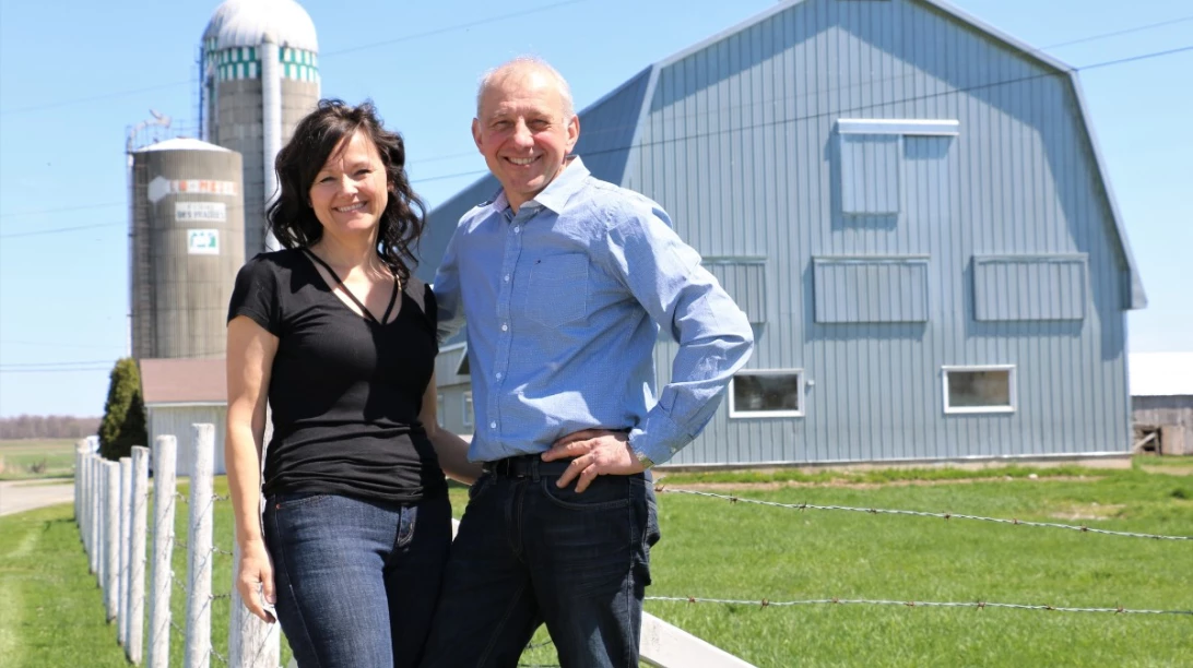 Hélène Tremblay et François Beaudry de la Ferme François Beaudry