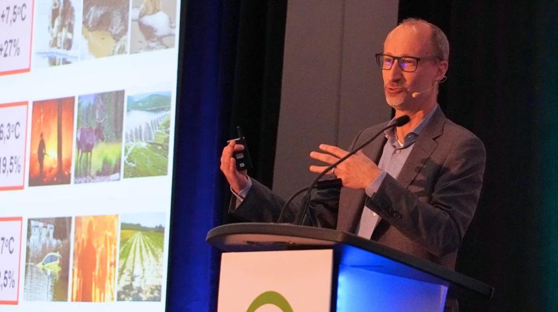 Alain Bourque d'Ouranos lors de sa conférence