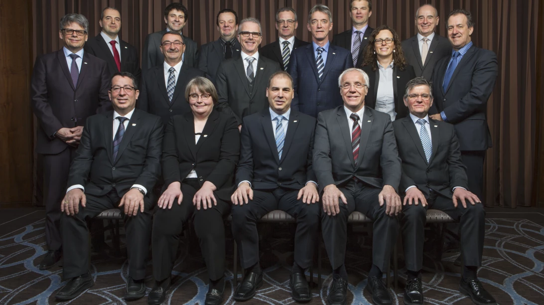 Photo des administrateurs de La Coop fédérée.
