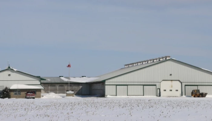 Photo pixelisée d'Armstrong Manor Farm.