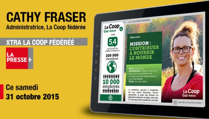 Image servant d'annonce pour l'article de La Presse contenant Cathy Fraser.