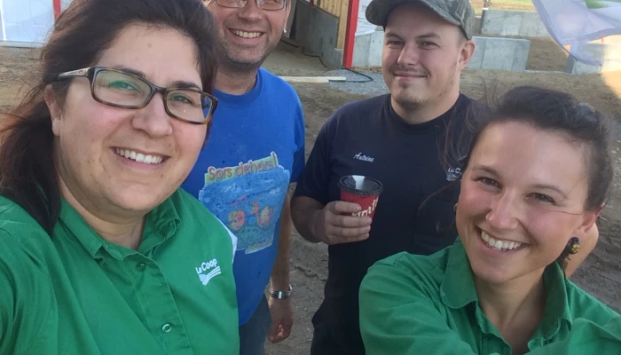 L'escouade de La Coop Montérégiennes.