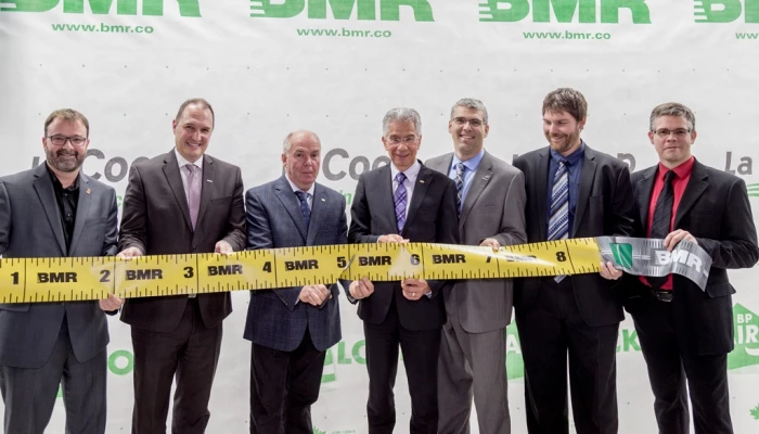 Inauguration de la création du BMR de Saint-Pierre-de-Ile-d’Orléans.