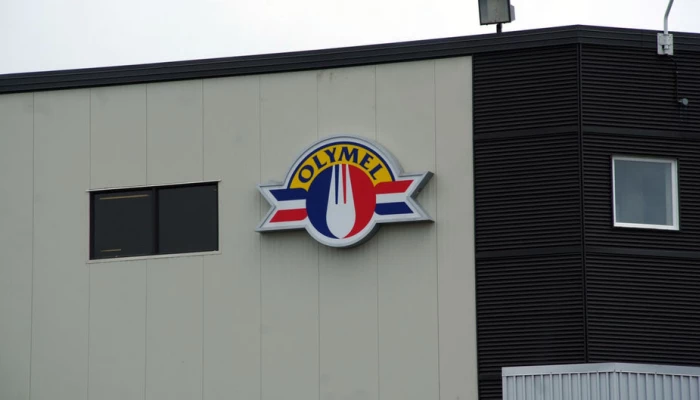 Extérieur du bâtiment Olymel à St-Jean-Sur-le-Richelieu.