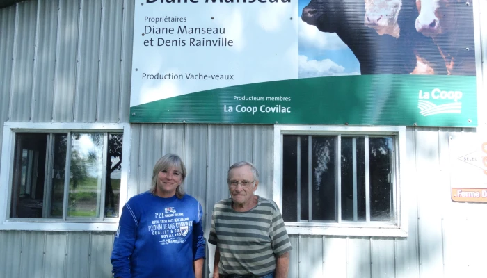 Diane Manseau et son père.
