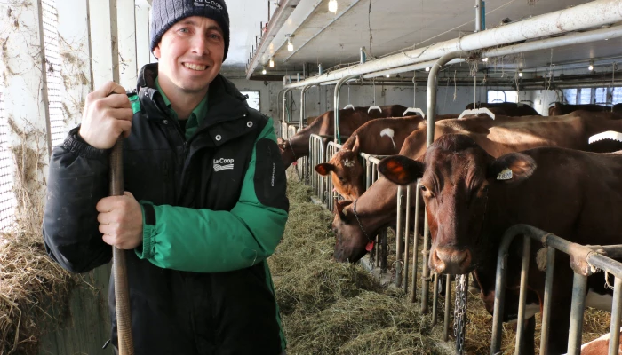 Image de l'intérieur de la Ferme Jalie.