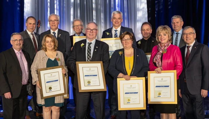 Les récipiendaires de l'Ordre du Mérite 2019.