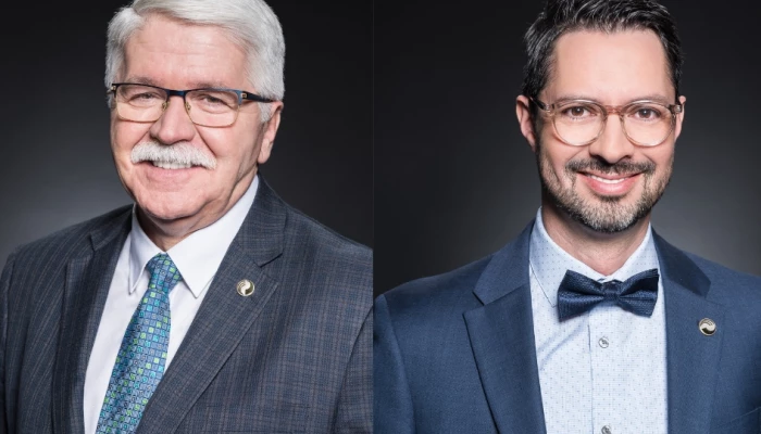 Michel Duval et Pascal Thériault.