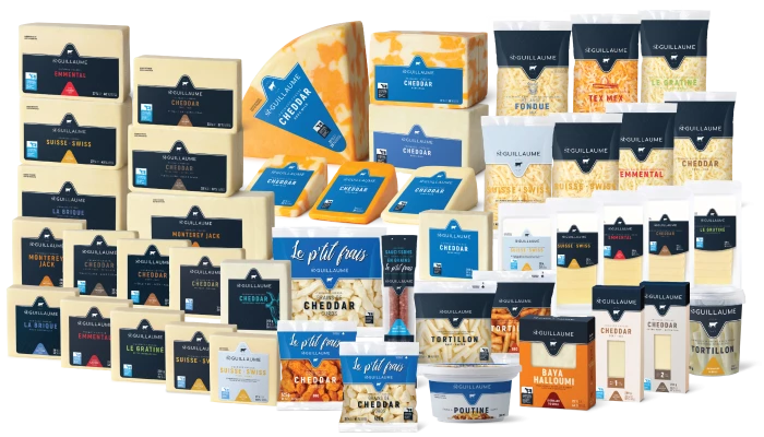 Différents fromages St-Guillaume.