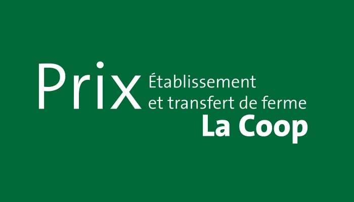 Visuel des grands gagnants du Prix établissement et transfert de ferme 2019-2020