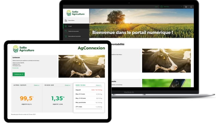 Saisie d'écran de l'AgConnexion.