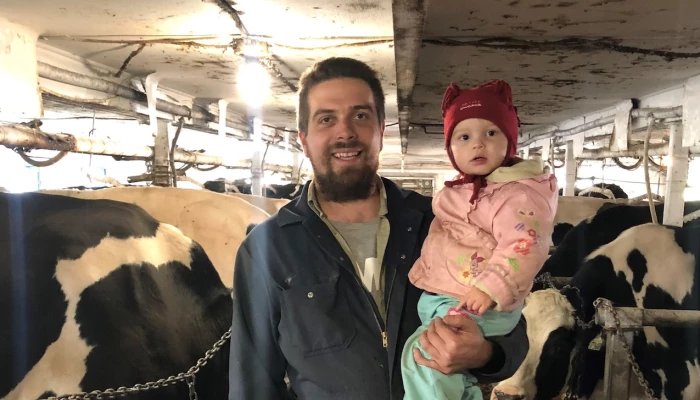 Olivier Morin et sa fille