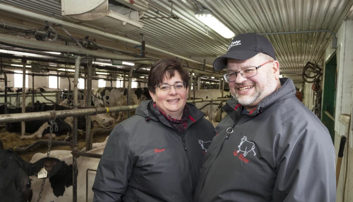 Jean Bissonnette et Elyse Gendron