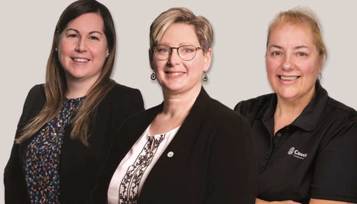 Andrea Renaud, Sophie Gendron, Jeannine Chartrand