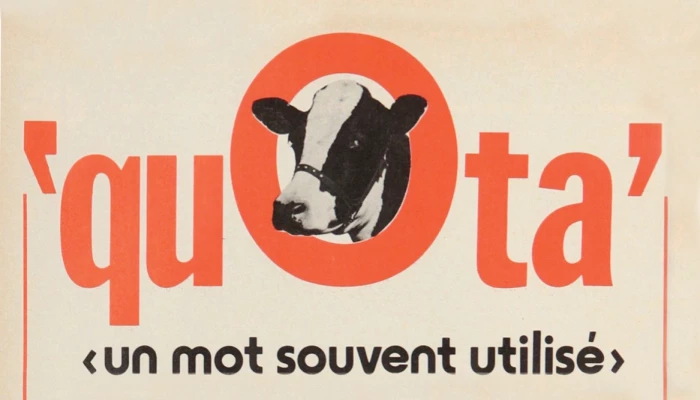 Publicité sur le quota de 1978.