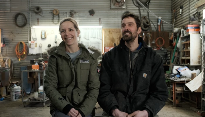 Ferme Pomerleau & Frères : Andréanne Berthiaume et Sylvain Pomerleau