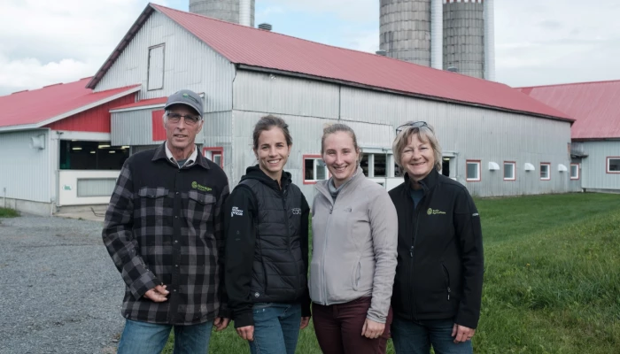 La famille de la Ferme Karibel - Prix relève Sollio