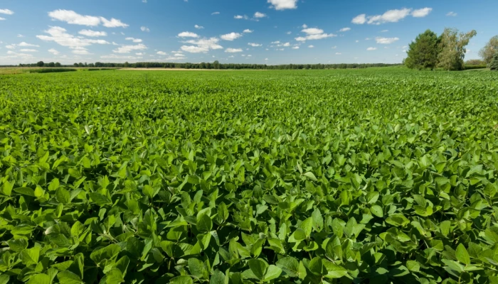 Champ de soya