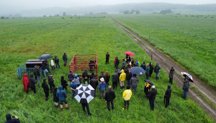 Vue aérienne du Club pâtureux